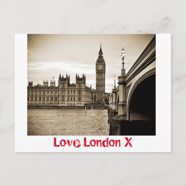 Love London X - Carte postale des Chambres du Parl (Devant)