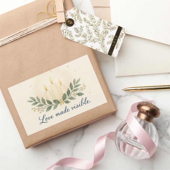 Love Made Visible — Christmas Sticker (Cadeaux)