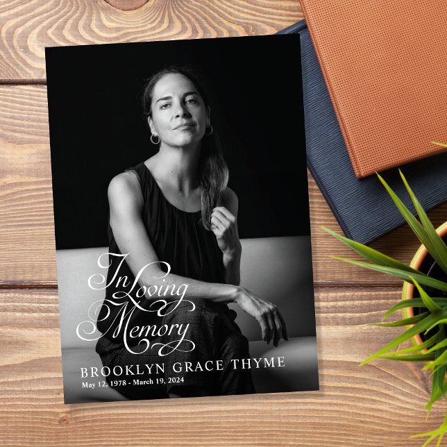 Love Memory Full Photo Memorial Programme (Créateur téléchargé)