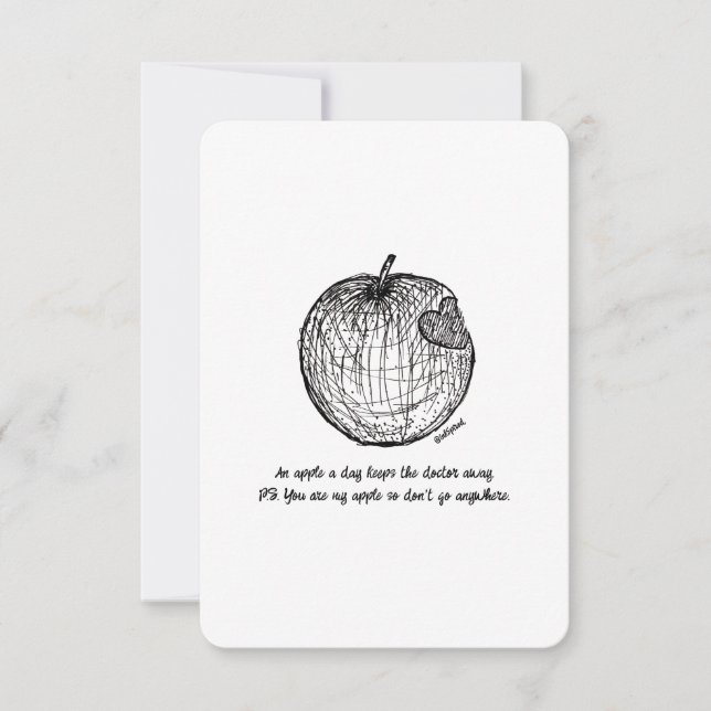 Love & Merci, Don't Go Anywhere, Flat Card (Devant)