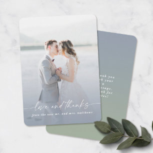 Love & Merci Dusty Blue Mariage Photo Overlay