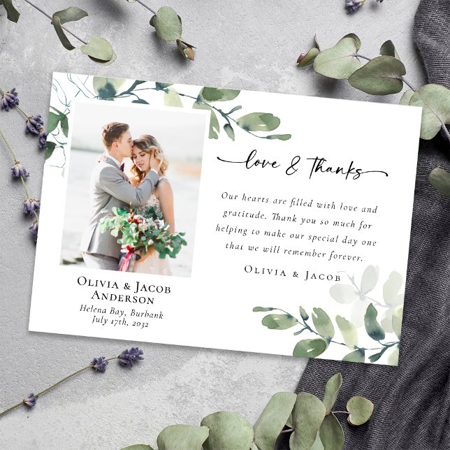 Love & Merci Eucalyptus Mariage photo (Créateur téléchargé)