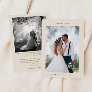 Love & Merci Minimalist Mariage Photo Cream