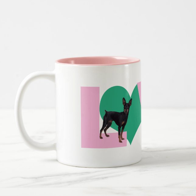 Love Min Pin Mug (Gauche)
