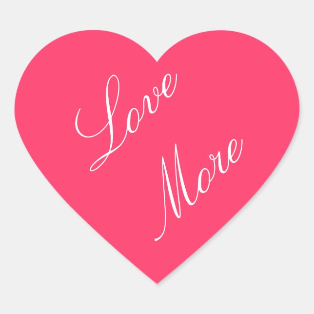 Love More Stickers (Devant)