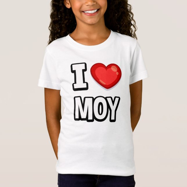 Love Moy: Girl's T-Shirt (Devant)