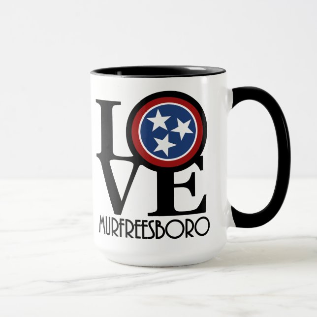 LOVE Murfreesboro 15oz Café Mug (Droite)