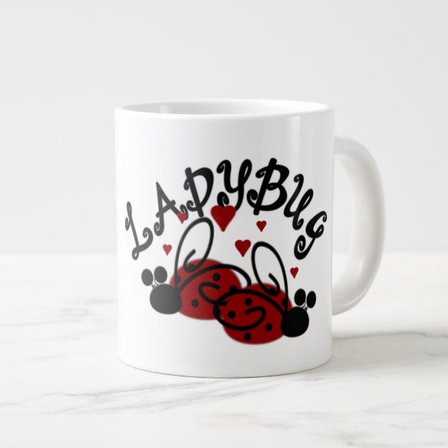Love My Ladybug - Jumbo Mug (Devant droit)