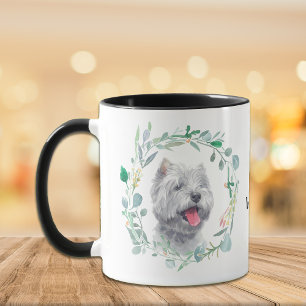 Love My Westie Wreath Coffee Mug
