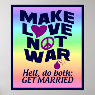 Love Not War poster