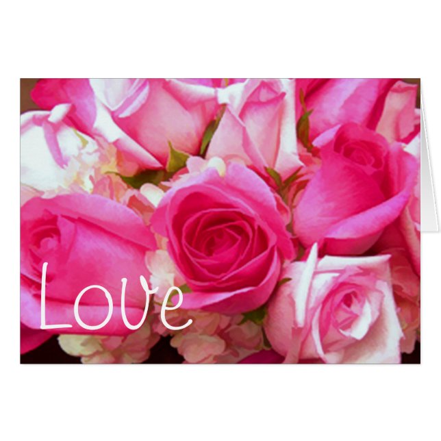 Love Note Cartes (Devant horizontal)