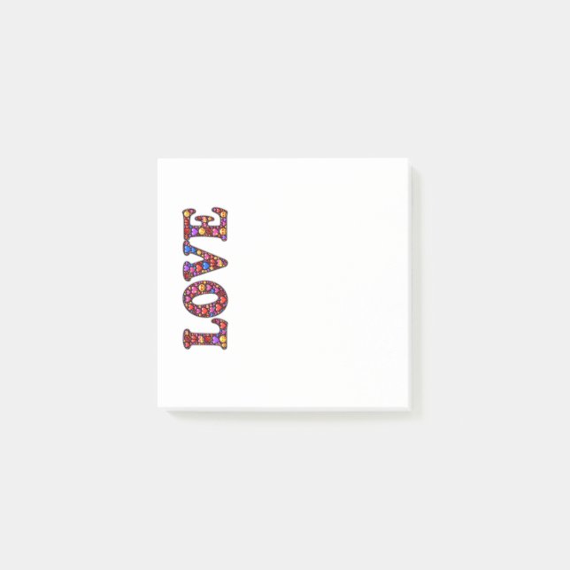 Love Notes Post-It® d'Emoji, 3 pouces x 3 pouces (Devant)