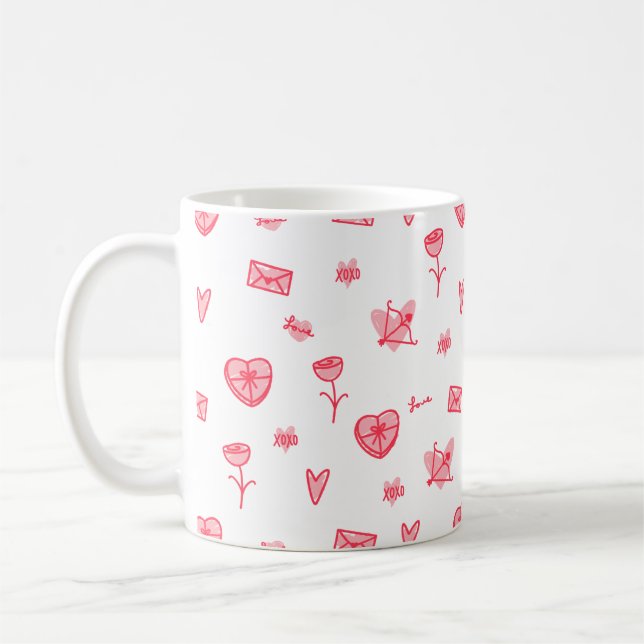 Love Notes & Sweet Treats Mug Classique (Gauche)