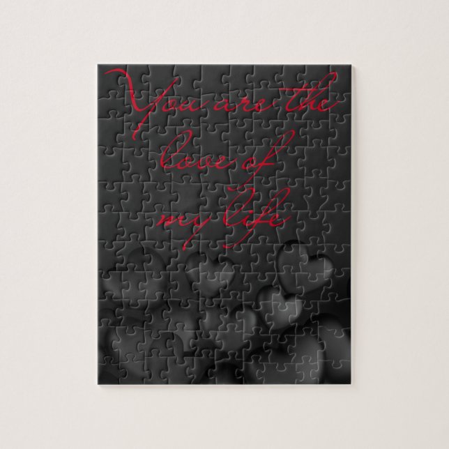 Love Of My Life Valentine's Jigsaw Puzzle (Vertical)