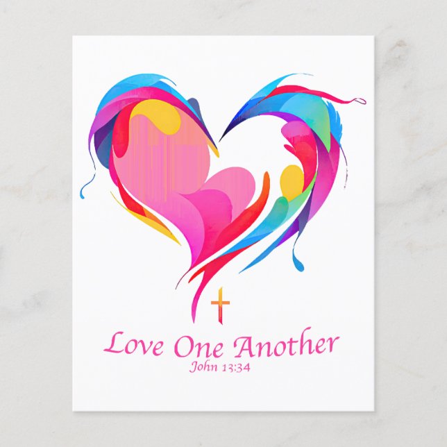 Love One Another Bible Verse John 1334 (Devant)