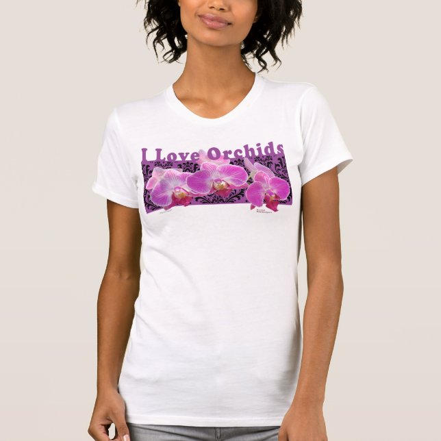 Love Orchids 2 Jersey T-shirt (Devant)