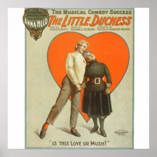 Love Ou Mush - Poster Théâtre Vintage