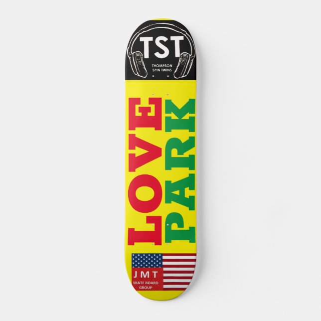 LOVE PARK OFFICIEL Skateboard (Recto)