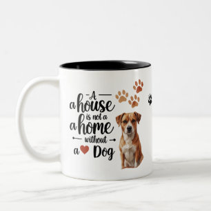 Love & Paws - Citation de chien Mug à deux tons
