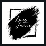 Love & Peace poster & Prints<br><div class="desc">This poster features the words **"Love"** and **"Peace"** in a flowing script,  with a subtle cross design integrated into the text. Set against a clean,  white background,  it brings a sense of calm and faith-inspired charm to any room. Perfect for cozy living spaces,  bedrooms,  or as a heartfelt gift.</div>