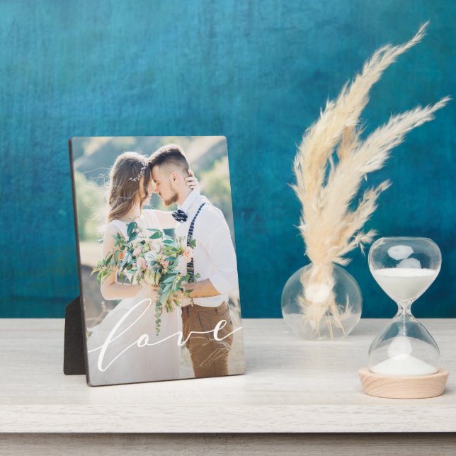 Love Photo Plaque (Côté)