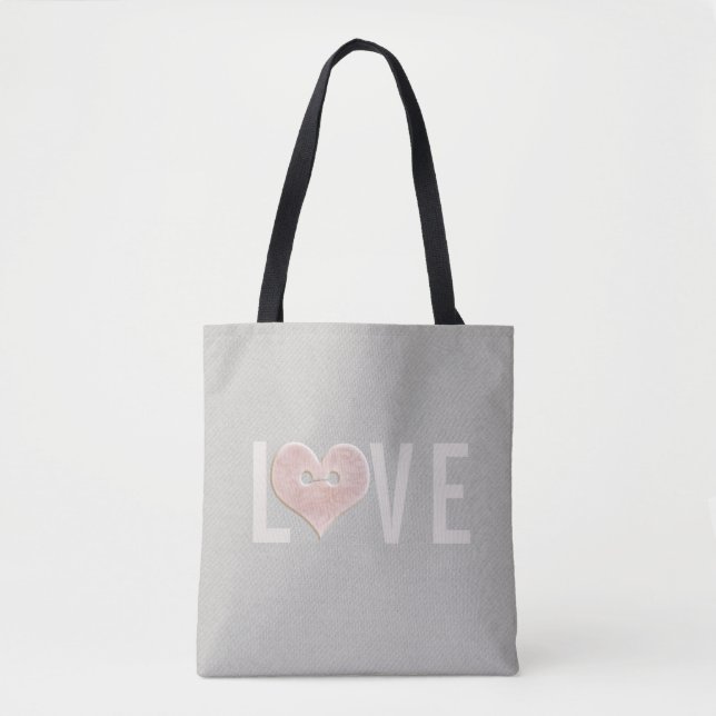 LOVE & Pink Heart | Sac fourre-tout (Devant)
