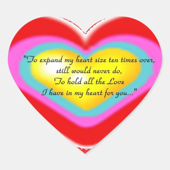 Love Poem Sticker (Devant)