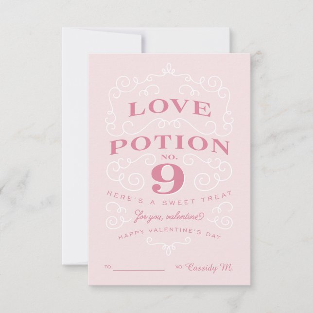 Love Potion Carte Saint Valentin (Devant)