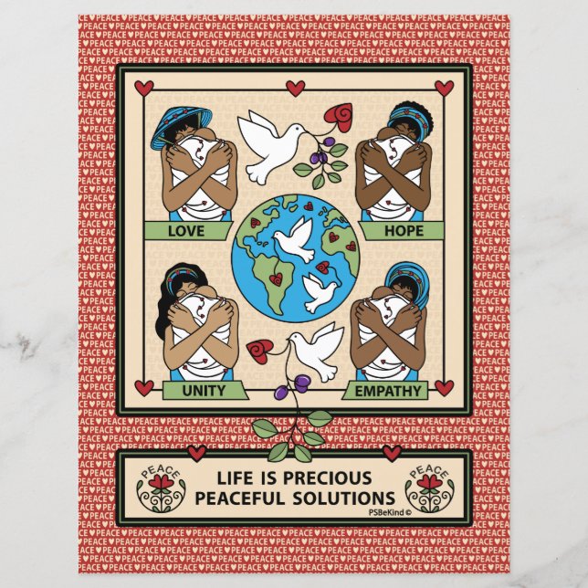 Love & Protect 1_Flat Paper Sheet 8.5"x11" (Devant)