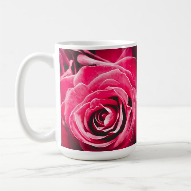 Love Rose Roses 15oz Classic Mug (Gauche)