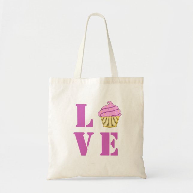 Love Sac fourre-tout Cupcake (Devant)
