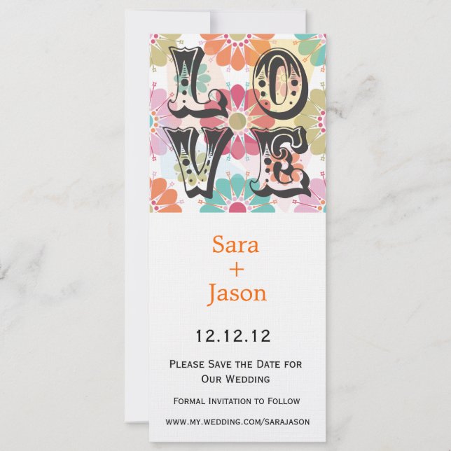 Love Save the Date Annonce (Devant)