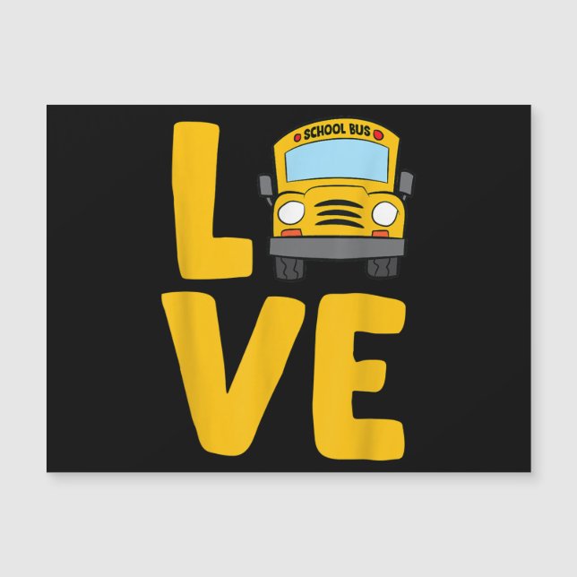 Love School Bus Driver Schoolbus Busdriver (Devant)