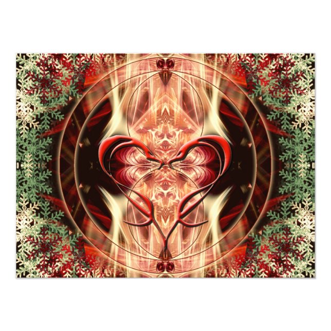 Love Serpent Fractal Art Photo (Devant)