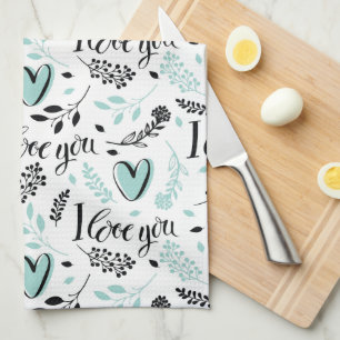 Love Serviettes de cuisine