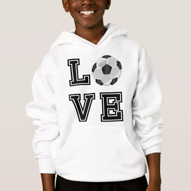 Love Soccer - Lettres noires (Devant)