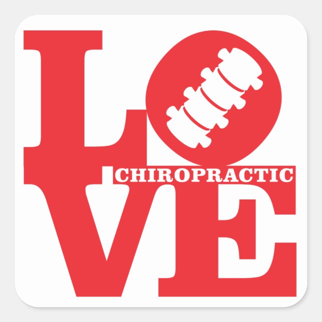 LOVE Stickers Chiropratique (Devant)