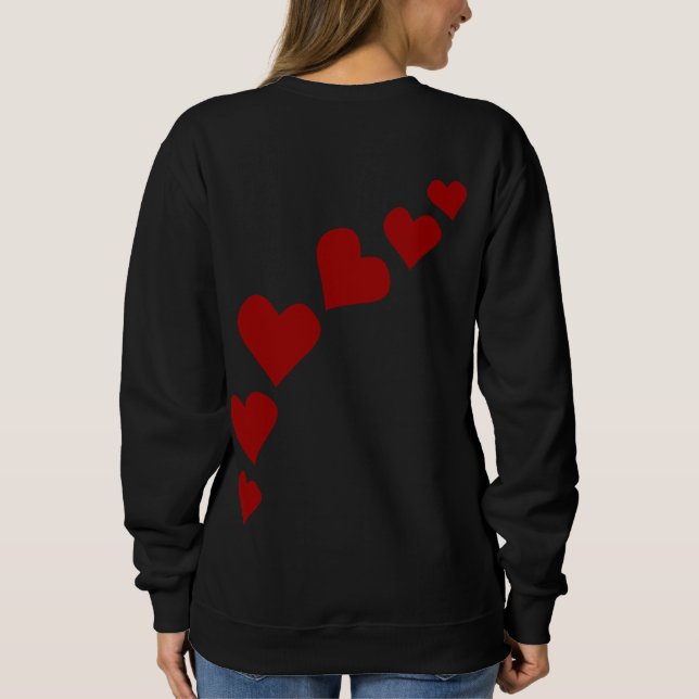 Love Sweatshirts de la chemise de Valentine des (Dos)
