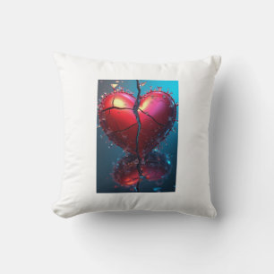 "Love Symbol Coussin imprimé - Une expression cosy