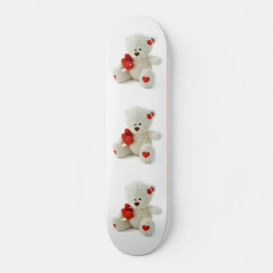 Love Teddy Valentine skateboard personnalisé