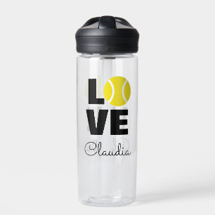 LOVE tennis personnalisé BPA bouteille d'eau gratu