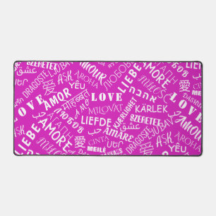 Love Texte multilangue Word Couleurs personnalisée