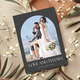 Love Thanks Arch Photo Mariage Merci