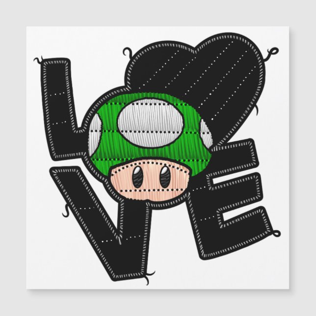 Love Toad - Aimant Vert (Devant)