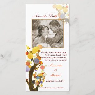 Love Trees : Save the Date Cartes photos