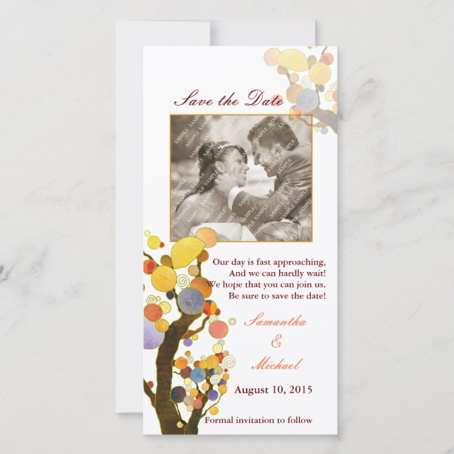 Love Trees : Save the Date Cartes photos (Devant)
