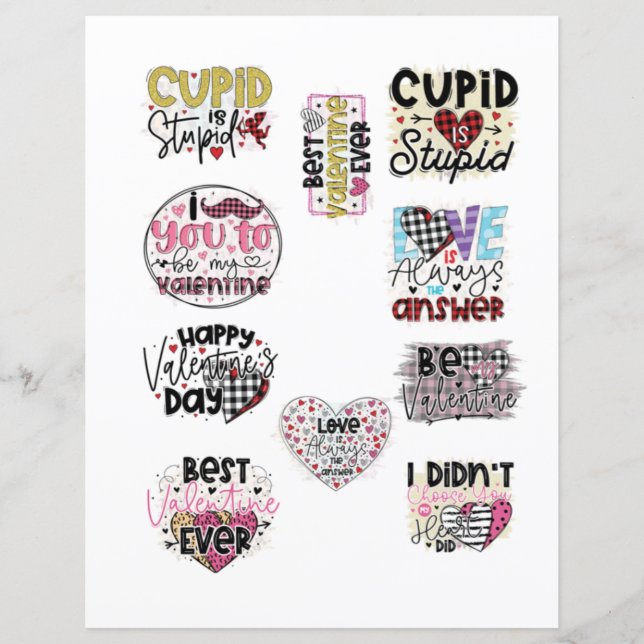 Love Valentines Day Romantic Scrapbook éléments (Devant)