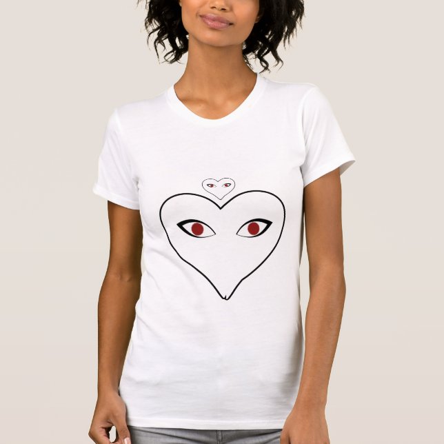 Love Valentines Heart Tshirts (Devant)