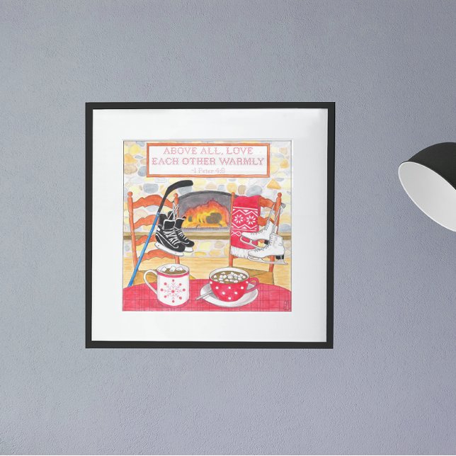 Love Warmly Photo Print (Créateur téléchargé)