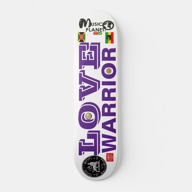 LOVE WARRIOR Skateboard (Recto)
